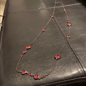 Pink jewels necklace